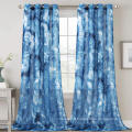 Fancy Tie Dye Linen Door Curtains